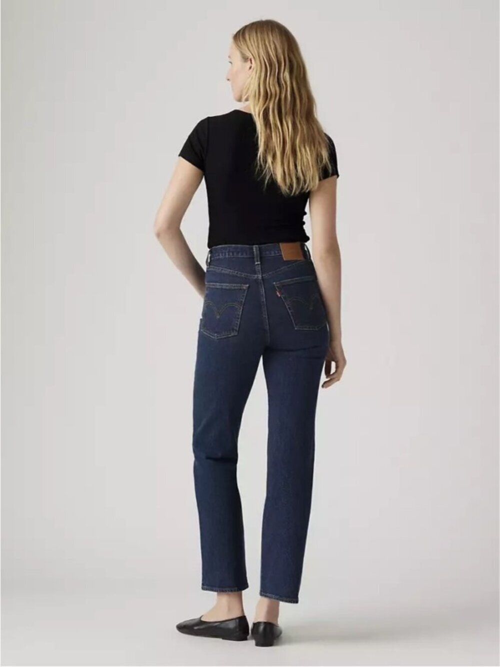 LEVI’S RIBCAGE STRAIGHT ANKLE WOMEN'S JEANS SIZE 31 - Picture 2 of 12
